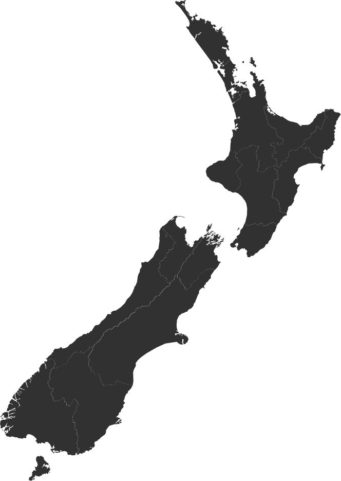 New Zealand map